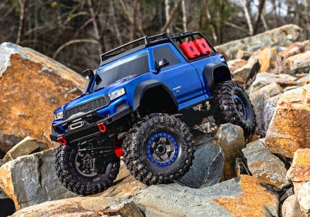 Actual product image Traxxas Trx-4 Sport High Trail M-Blue 1/10 4wd Scale-Crawler Rtr Brushed, Without Battery And Charger (RTR Ready-to-Run)
