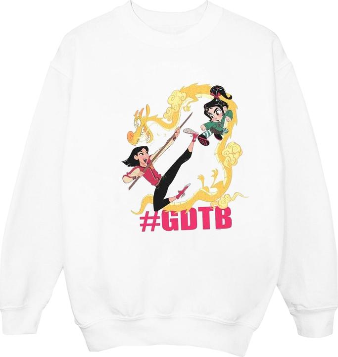 Produktbild Disney Wreck It Ralph Mulan And Vanellope Sweatshirt Mädchen (152, 158)