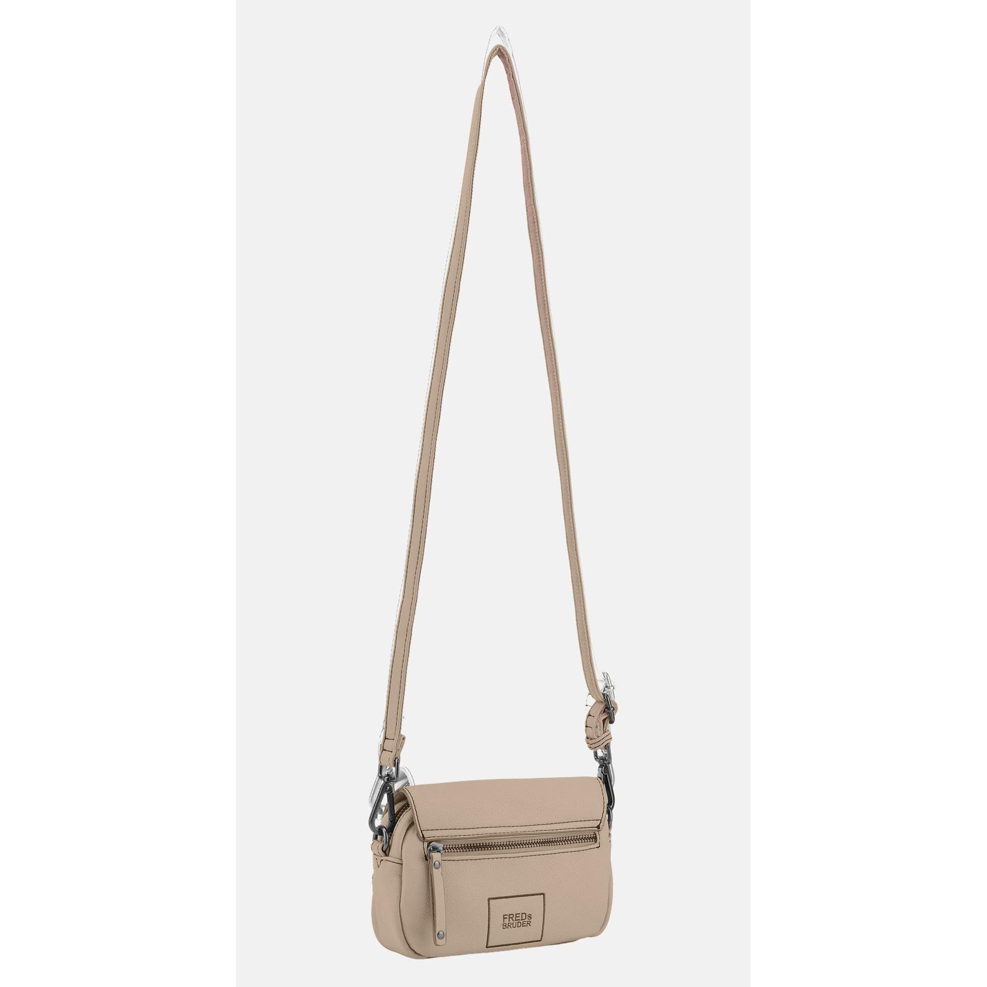 Thumbnail - FredsBruder, Handtasche, Bestie Umhängetasche Leder 20 cm, Beige