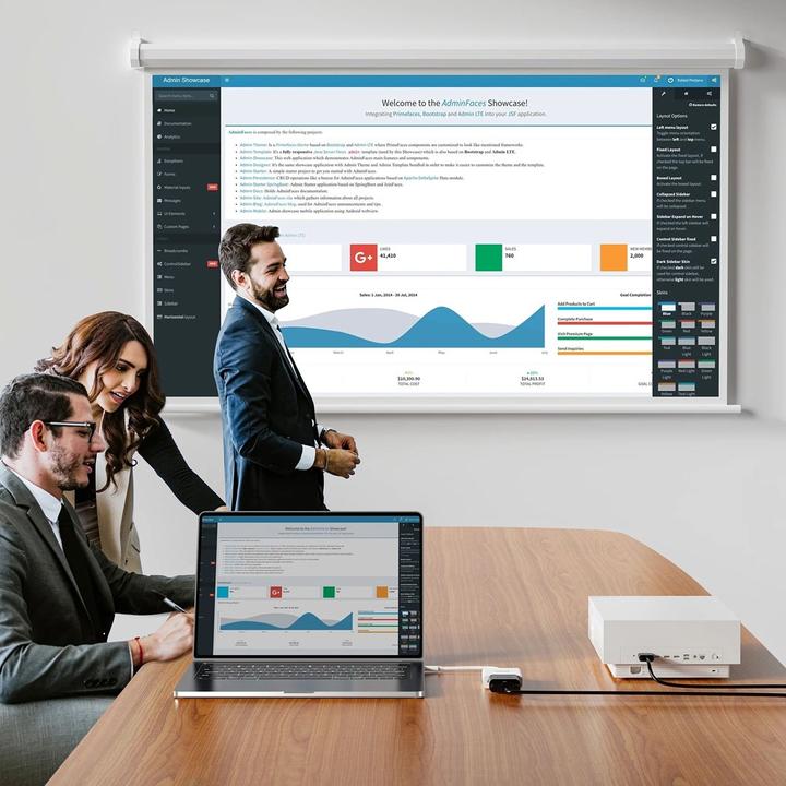 Actual product image Unitek ADAPTER USB-C-DVI 1080P@60HZ BIAŁY 15CM M/F (DVI, 15 cm)