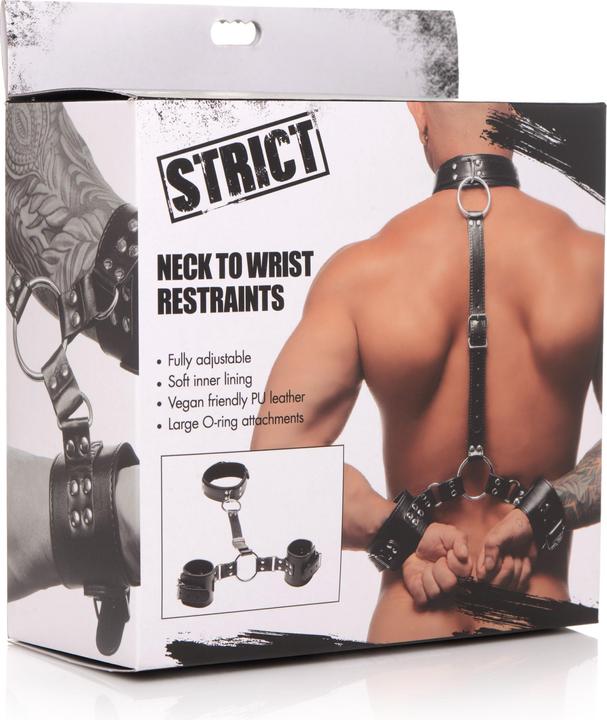 Actual product image XR Brands Neck to Wrist Restraints