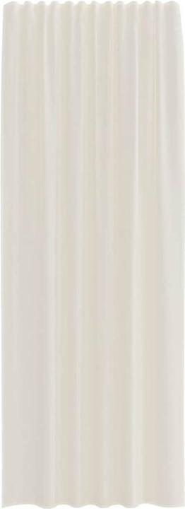 Produktbild VidaXL Voile Vorhänge mit Stangentaschen 2 Stk. Creme (140 x 260 cm)