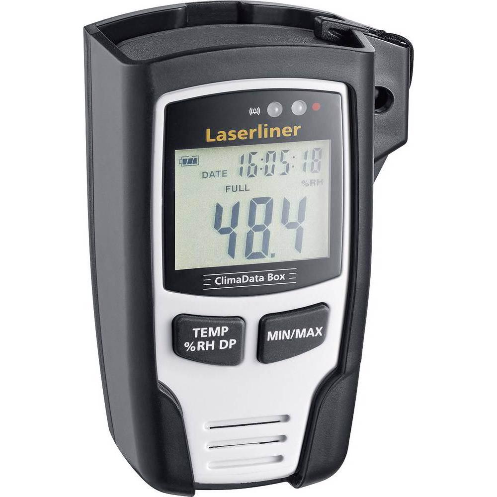 Laserliner, Feuchtigkeitsmessgerät, Luftfeuchtemessgerät (Hygrometer) ClimaData Box