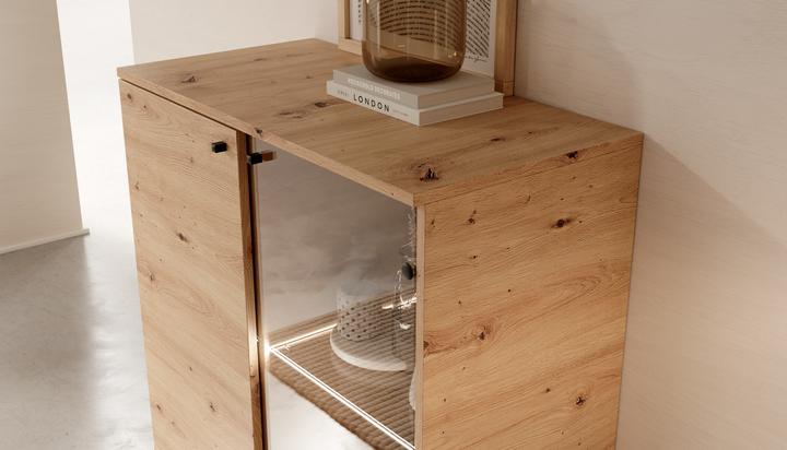 Actual product image ADRK Furniture EviVitrine with LED lighting