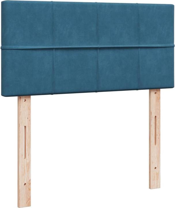 Actual product image vidaXL Bo x spring bed with mattress 200 x 200 cm velvet (200 x 200 cm)