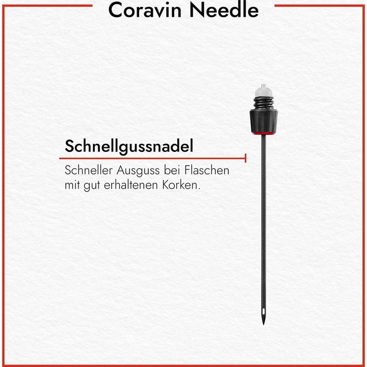 Image du produit Coravin Aiguille pour un service plus rapide (Bouchon de vin)