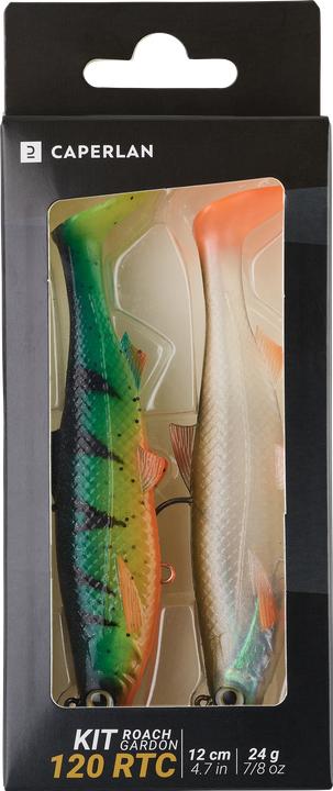 Immagine prodotto Caperlan Set di piume di gomma Roach RTC 120 (12 cm)