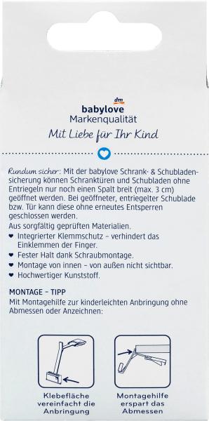 Produktbild dm babylove Schrank- und Schubladensicherung