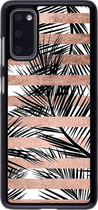 Produktbild PhoneLook Hülle Palm trees gold stripes (Samsung Galaxy S20)