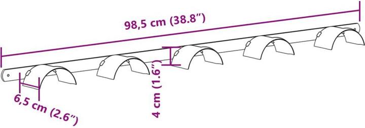 Actual product image vidaXL Trensenhalter