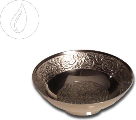 Actual product image Black Leaf Metal Herb Bowl Wine