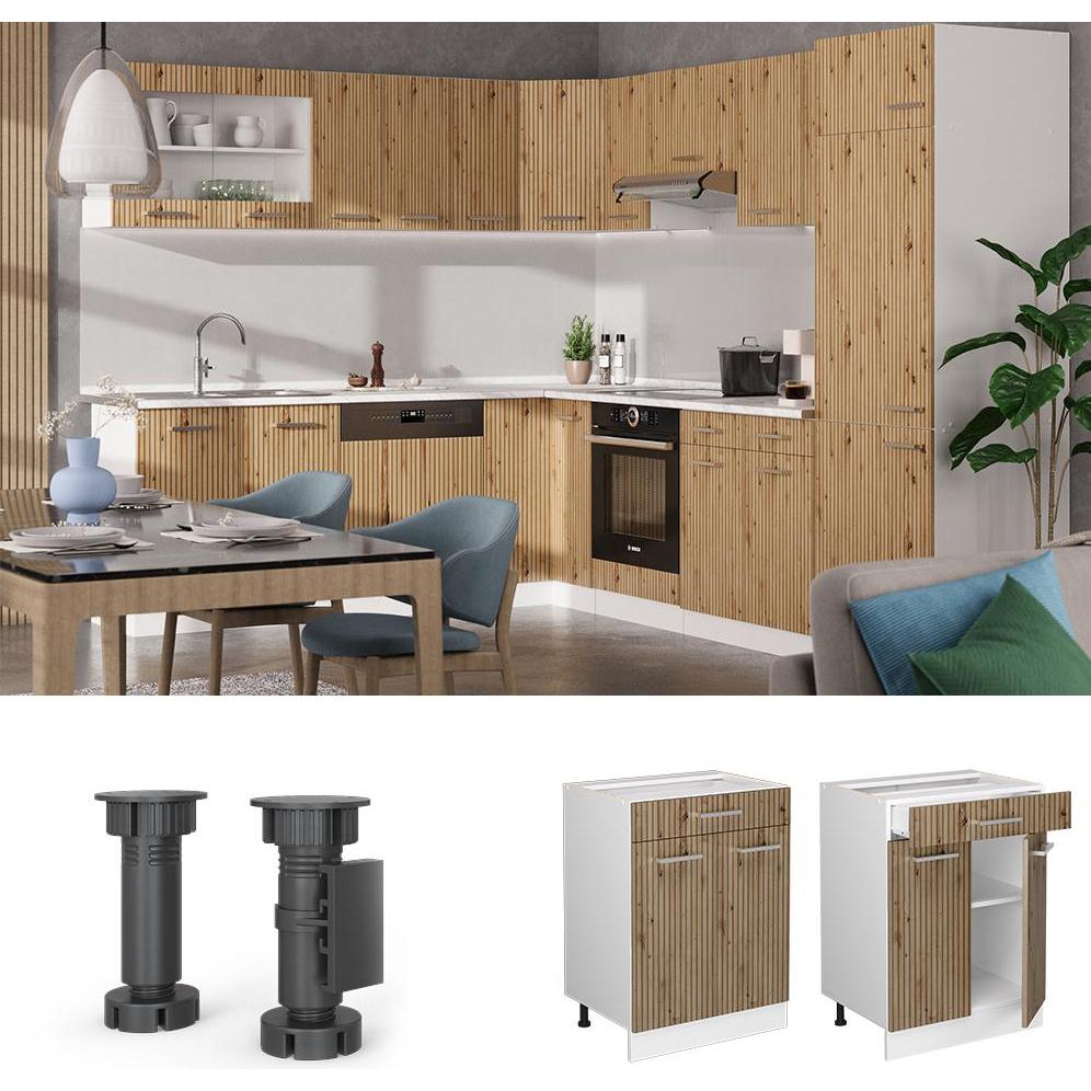 Thumbnail - Vicco, Regal, Küchenunterschrank R-Line (60 x 60 x 81.5 cm)