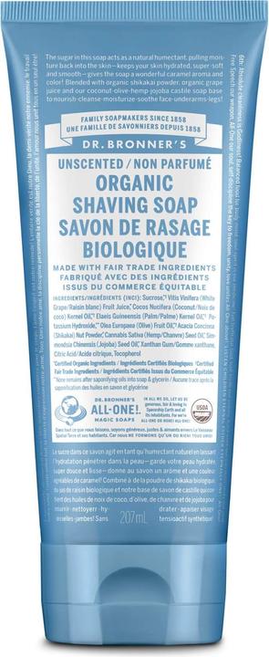 Actual product image Dr. Bronner's Shaving Soap Neutral (207 ml, Shaving soap)