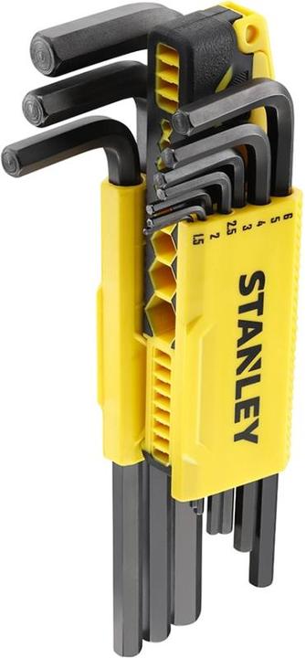 Stanley Zestaw kluczy imbusowych hex wielofunkcyjne 1,5-10mm z kulką 9szt. (89-904)