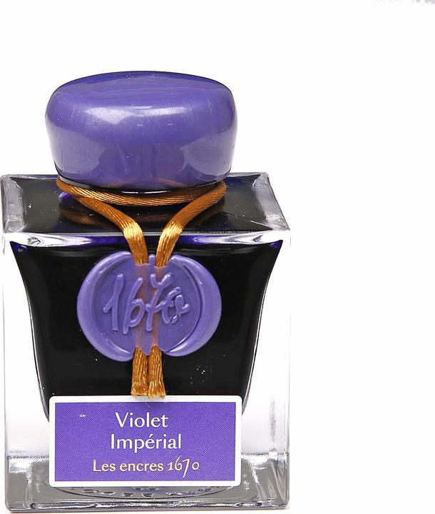 Actual product image Herbin Bottle 50ml ink1670 (Inkwell, Violet)