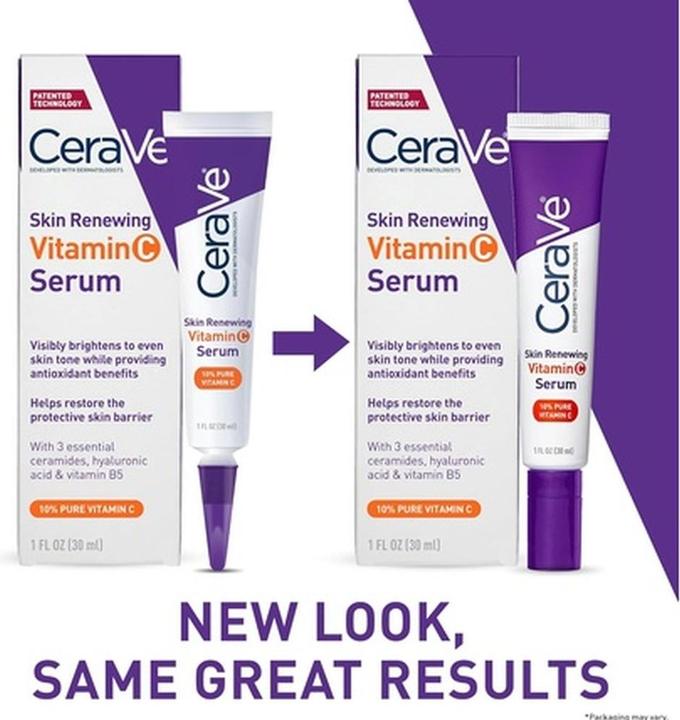 Actual product image CeraVe Skin Renewing Vitamin C Serum (30ml) (30 ml)