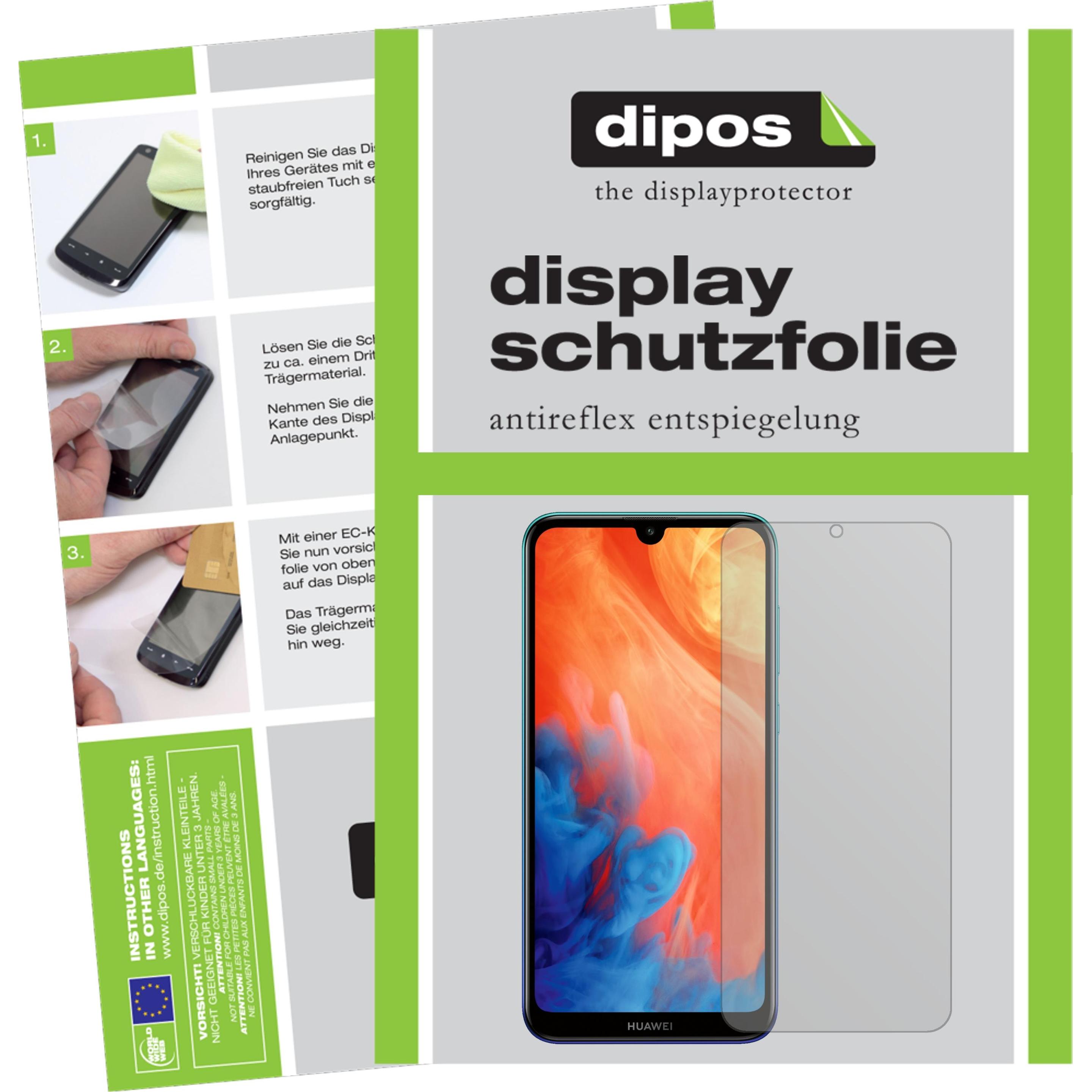 Dipos Displayschutzfolie Antireflex (6 Stück, Honor Play 8A), Smartphone Schutzfolie, Transparent
