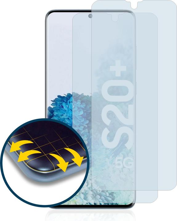 Produktbild BROTECT Full-Cover Displayschutz (2 Stk., Samsung Galaxy S20+ 5G)