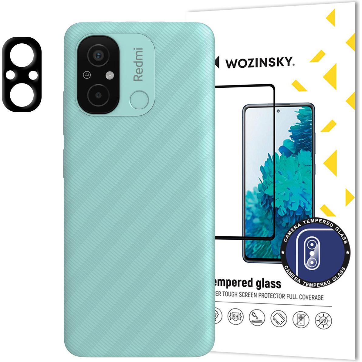 Wozinsky Vetro temperato completo per Xiaomi Redmi 11A / Poco C55 / Redmi 12C per fotocamera 9H (1 pz., Xiaomi Poco C55, Xiaomi Redmi 11A, Xiaomi Redm