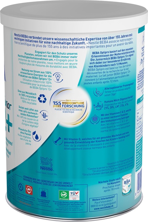 Produktbild Beba Optipro Junior 12+ (800 g, ab 12 Monaten)