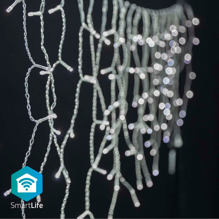 Image du produit Nedis SmartLife Décorative LED | Wi-Fi | Blanc froid | 240 LED | 5.00 m | Android™ / IOS (0.21 m)