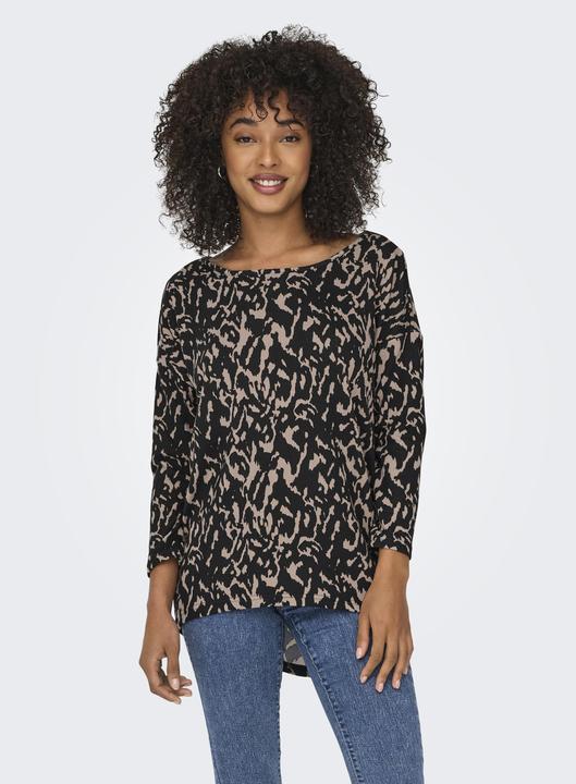 Actual product image Only Printed top with 3/4 sleeves (M)