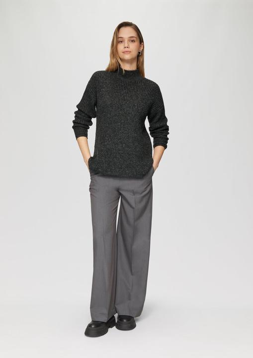 Produktbild S.Oliver Strickpullover Weicher Strickpullover mit Rippstruktur (L)