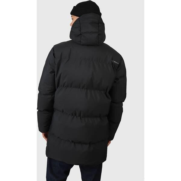 Productafbeelding Brunotti Bigmain Heren Lange Puffer Jas - Zwart - Maat XL (XL)