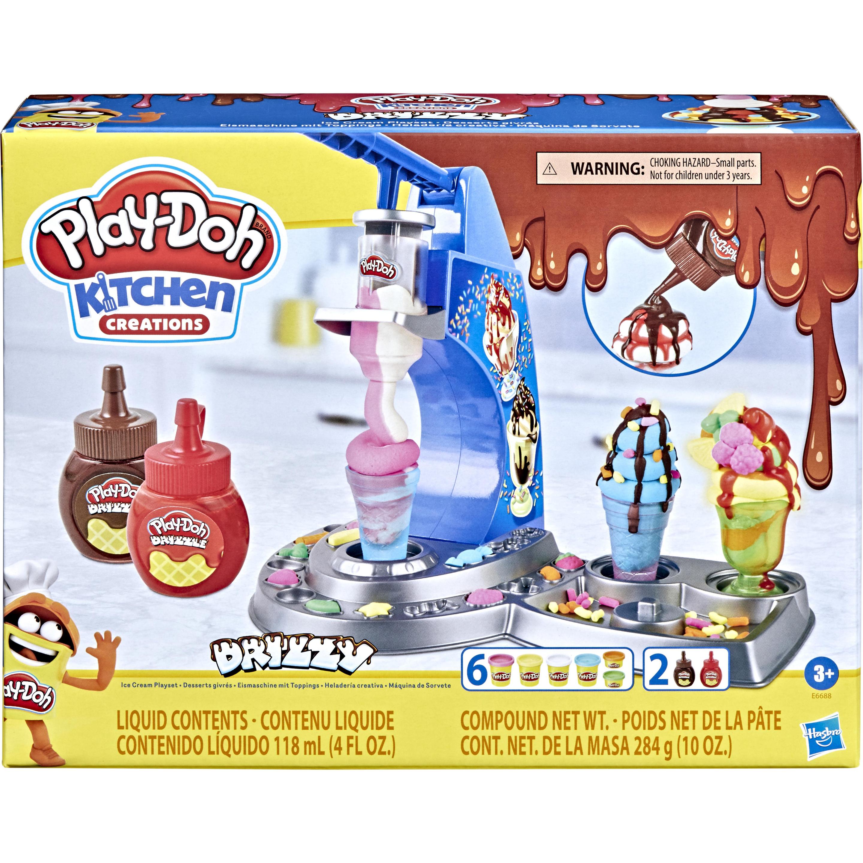 Play-Doh Drizzy Eismaschine mit Toppings