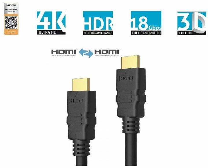 Actual product image HDgear HDMI (Typ A) — HDMI (Typ A) (3 m, HDMI, 2.0)