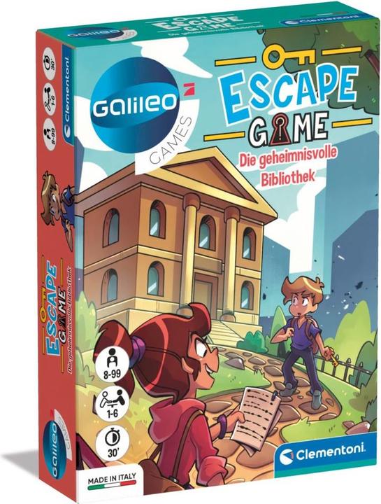 Clementoni Galileo Escape Game The Mysterious Library (1 - 6 Players)