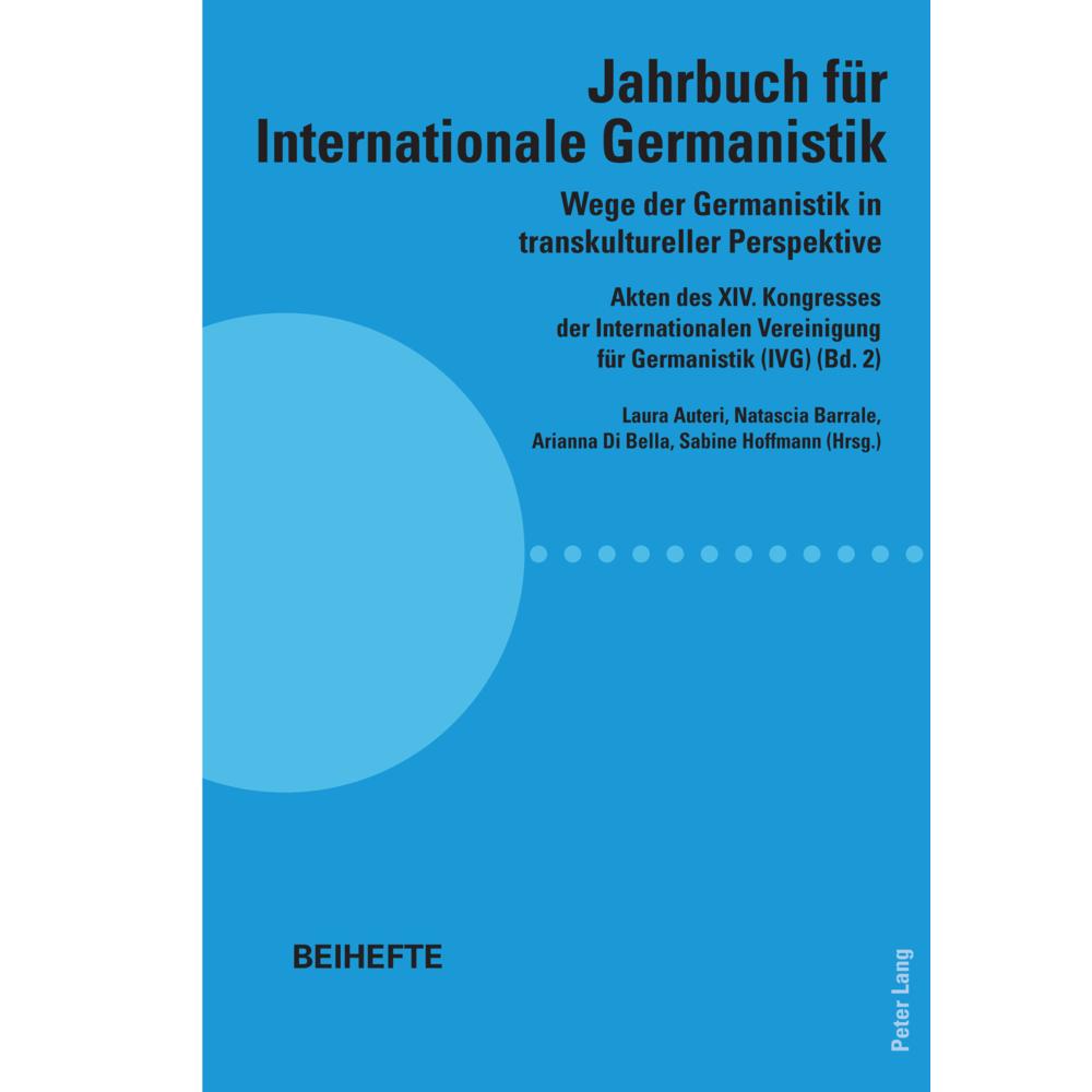 Peter Lang Wege der Germanistik in transkultureller Perspektive - Galaxus
