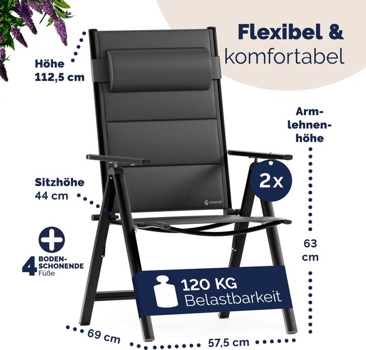 Produktbild Casaria Gartenstühle