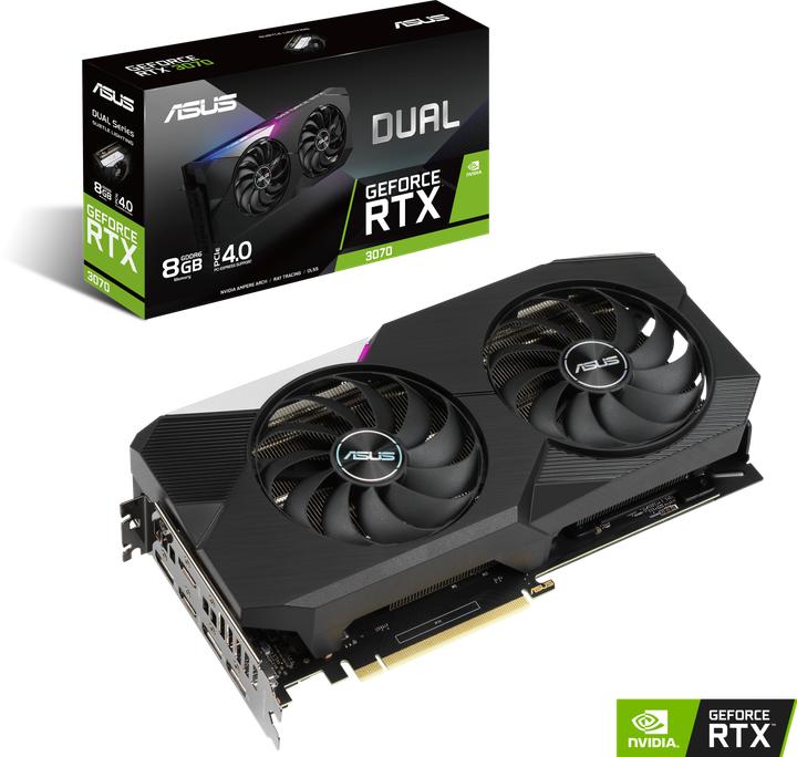 Actual product image ASUS GeForce Dual RTX 3070 8G (8 GB)