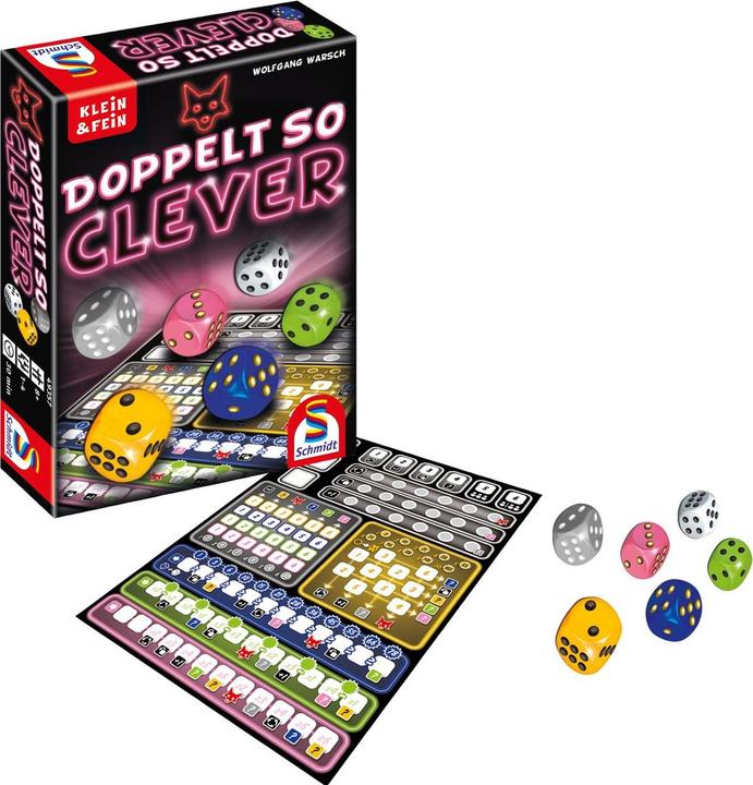 Produktbild Schmidt Spiele Doppelt so clever (Deutsch, 1 - 4 Spieler)