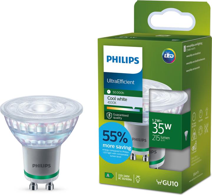 Actual product image LED Ultra Efficient EyeComfort (GU10, 215 lm, 1 x)