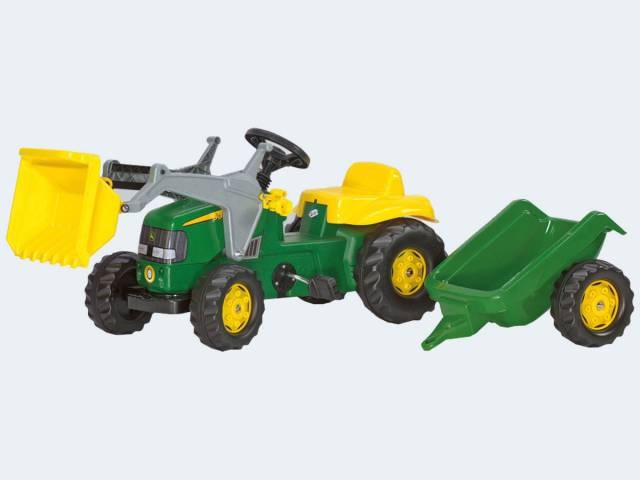 Immagine prodotto Rolly Toys Trattore John Deere con caricatore e rimorchio