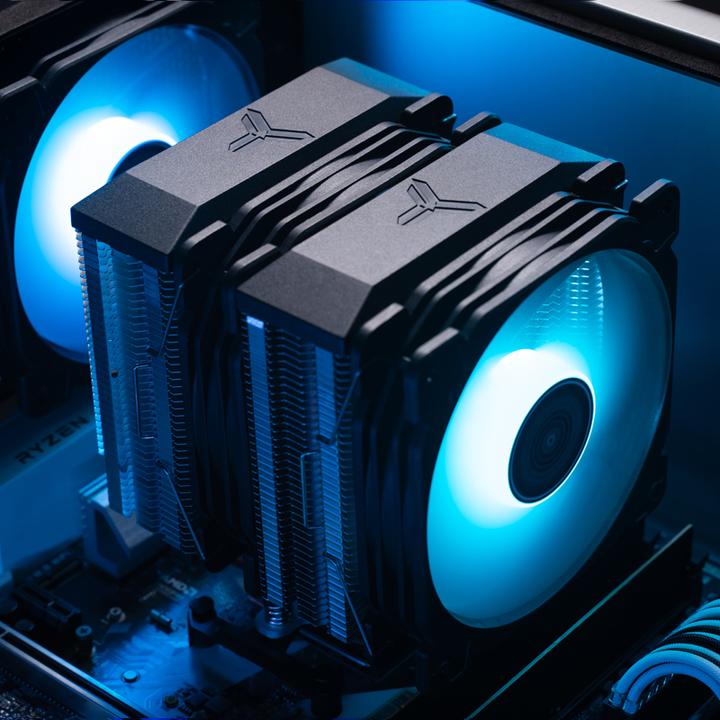 Produktbild Jonsbo CR-2100 CPU-Kühler Dual Tower, 2x 120mm (134 mm)