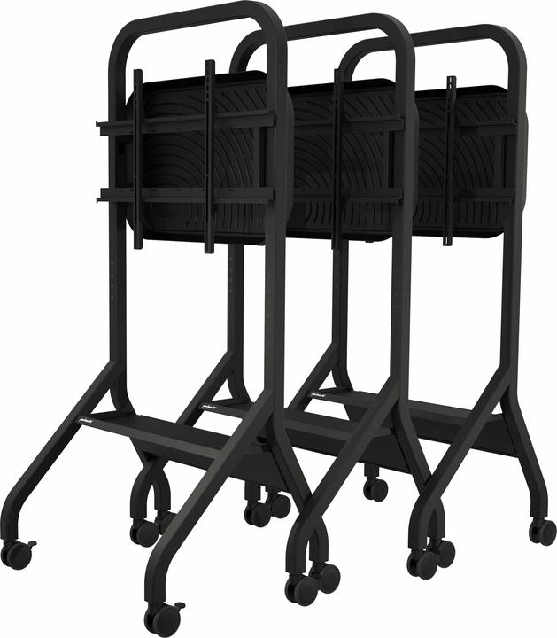 Produktbild Peerless AV trolley with shelf for displays up to 75inch up to 56kg up to VESA 800x400 color black w (56.70 kg, 43" - 75")