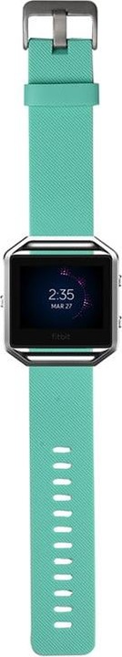 Image du produit JTI Bracelet en TPU compatible avec Fitbit Blaze - Turquoise (Plastique, Flamboyer)