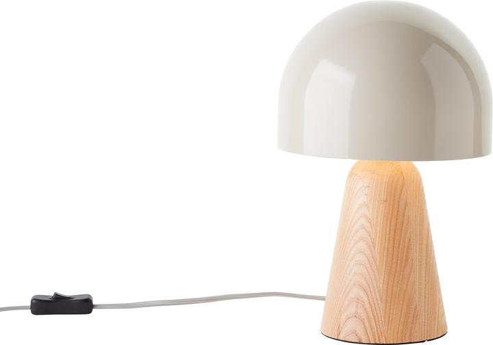 Produktbild Brilliant Nalam Tischleuchte 31cm holz hell/grau Mass: 31x20 (E14)
