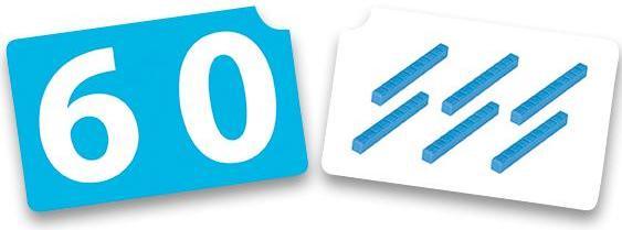 Actual product image Akros Interdidact Large Numbers - Basic Ten Learning Set (French)