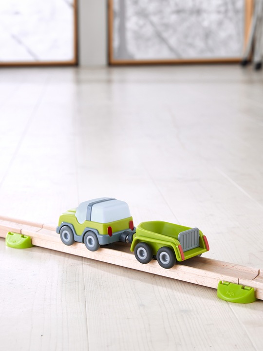 Produktbild Haba Kullerbü Knikkerbaan - Terreinwagen met aanhanger