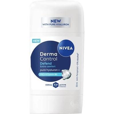 NIVEA, Deodorante, Men Derma Dry Control Defend Antiperspirant Stick 50ml (Stick, 50 ml)