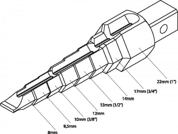 Produktbild Gedore 380200 Knarre 1/2" (1/2")