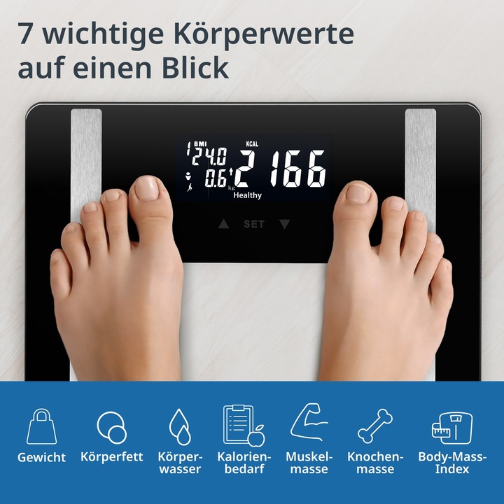 Immagine prodotto ADE Körperanalysewaage Ines (200 kg)
