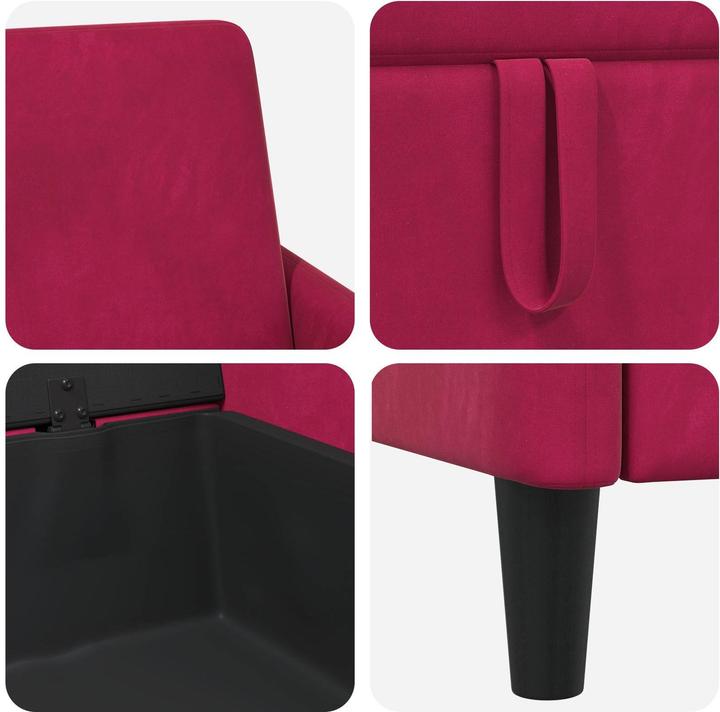 Produktbild vidaXL Sofa mit Stauraum (1-Sitzer)