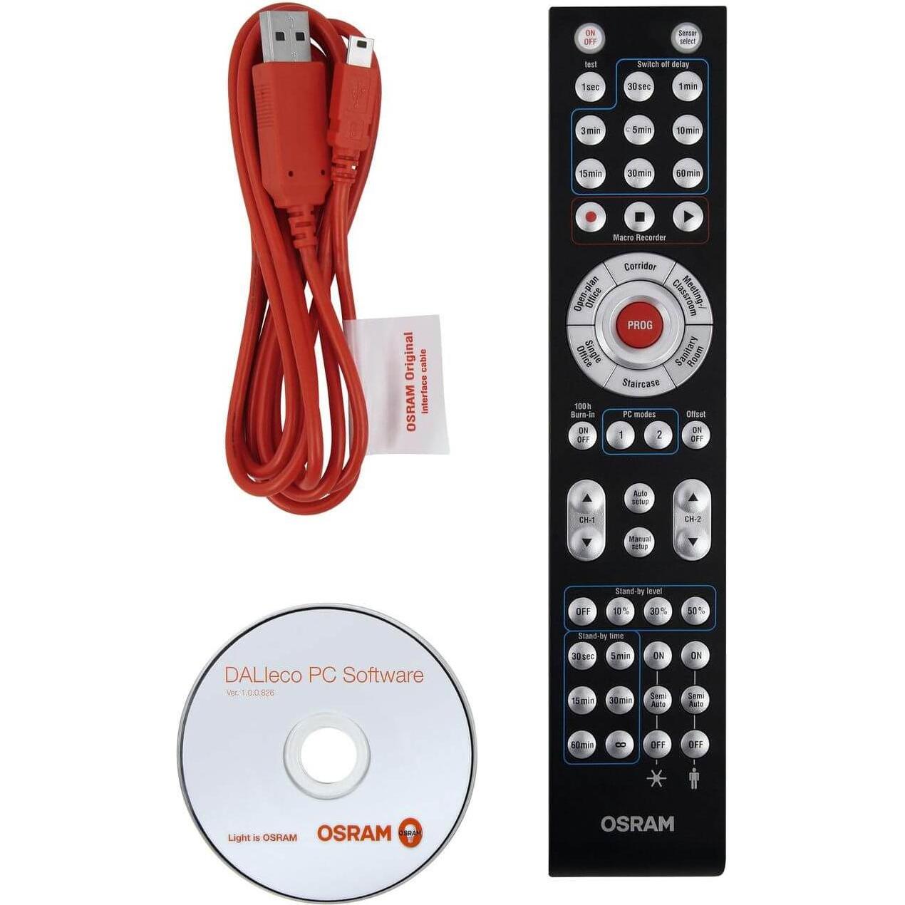 Thumbnail - Osram DALIECO Remote PC KIT - 1 Stück(e) (Gerätespezifische Fernbedienung), Fernbedienung, Schwarz