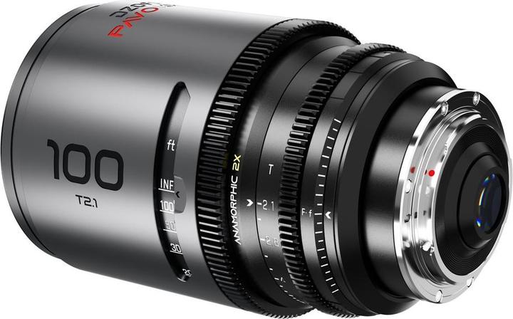Immagine prodotto Dzofilm Kit di 6 lenti anamorfiche Pavo 2x (28/32/40/55/75/100mm T2.1/T2.4) per attacco PL/EF (S35) metriche (C-mount, PL, APS-C / DX)