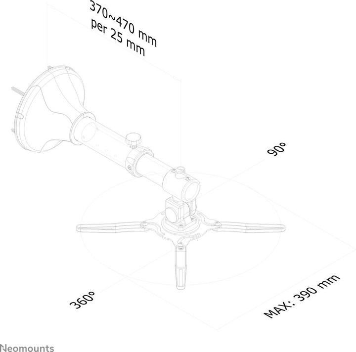 Produktbild Neomounts W050 (Wand)
